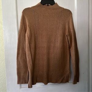 Old Navy Tunic Length Long Sleeve Mock Neck Soft Comfy Sweater Top